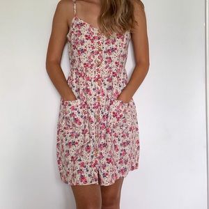Aerie pink dress with pockets